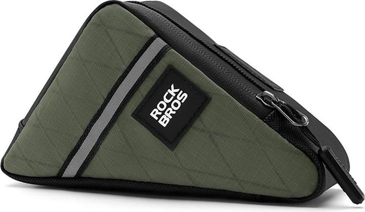 Productafbeelding Rockbros Triangle Bike Frame Bag 0.3l - Green (Frametas)