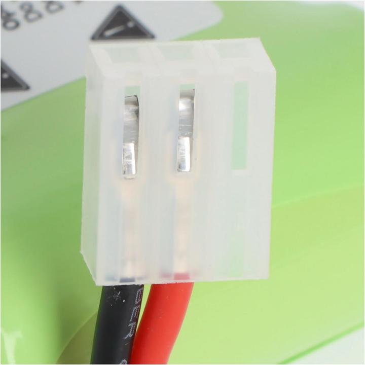 Image du produit AccuCell Pack de batteries Somfy 710055, 8781105908, 8787335119, 9 500 005, 9000163, FD252/10 (6 V, 3000 mAh)