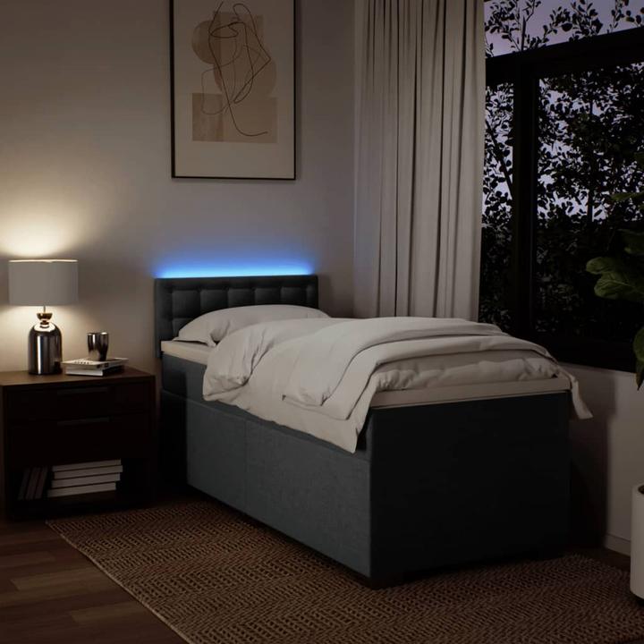 Image du produit VidaXL Bo x lit de saut avec matelas 140 x 200 cm Tissu (140 x 200, 140 x 200)