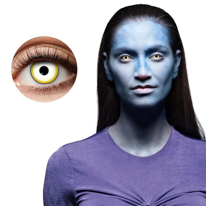 Actual product image Boland Contact lenses Dark Fairy:weekly lenses (Yellow)