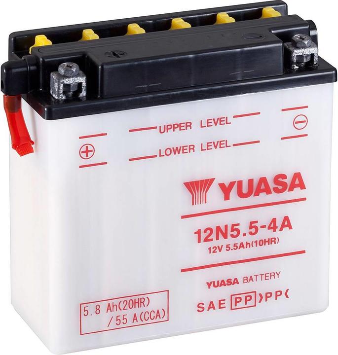 Yuasa 12N5.5-4A 12 (12 V, 5.50 Ah, 55 A)