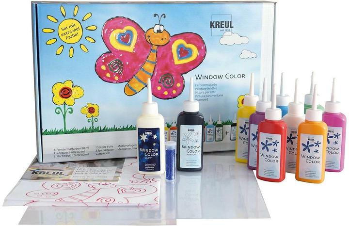 Produktbild Kreul Window Color Set Extra (Mehrfarbig, 800 ml)