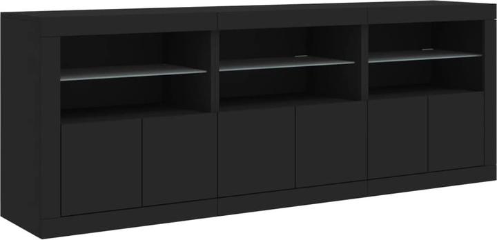Actual product image VidaXL Sideboard mit LED-Leuchten (181.5 x 37 x 67 cm)