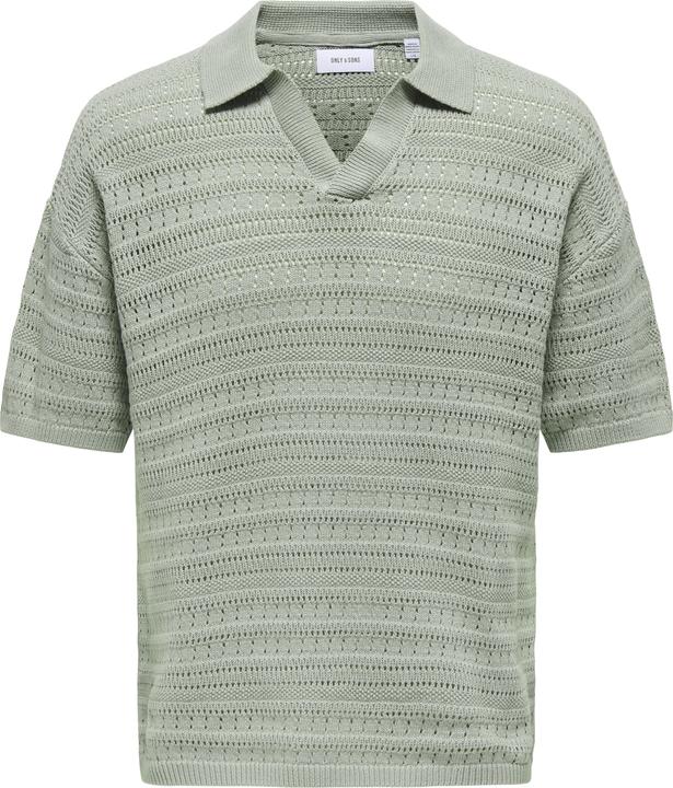 Actual product image Only & Sons ONSGRAYSON Gestricktes Polo-Hemd Polo (L)