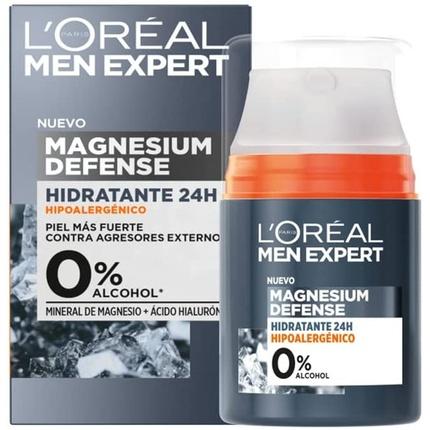 Actual product image L'Oréal Paris Men Expert Magnesium Defense Moisturizer 24H 50ml (Gel, 5 ml)