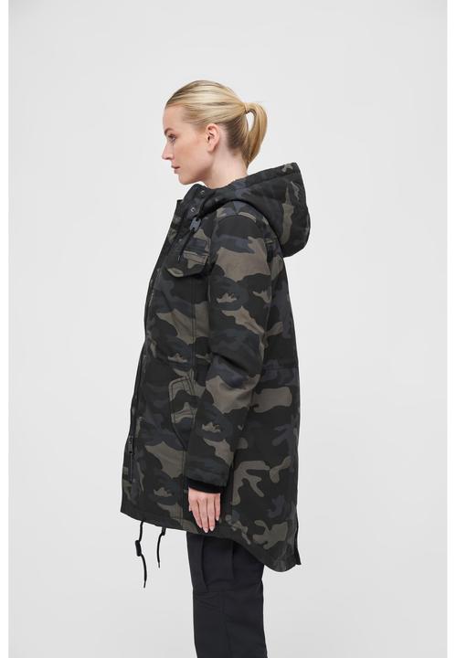 Actual product image Brandit Women's Marsh Lake Parka Size S Colour Dark camouflage pattern (S)