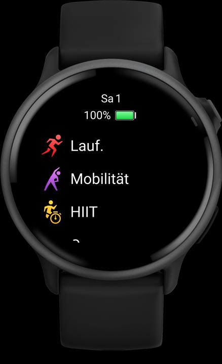 Image du produit Garmin vivoactive 6, GPS, Black/Slate, WW (42 mm)
