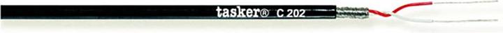 Tasker Cavo microfonico in bobina 2x 0,08 mm² 100 m nero (100 m)