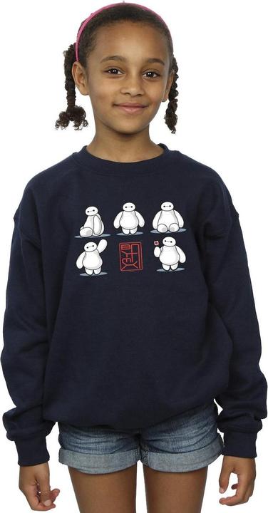 Immagine prodotto Disney Big Hero 6 Baymax Many Poses Felpa Ragazze (104)