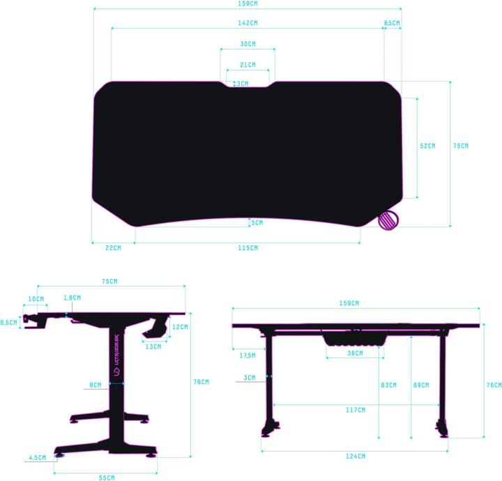 Produktbild Ultradesk Frag XXL