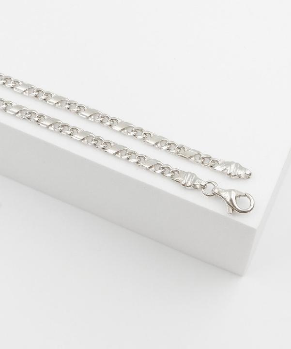 Actual product image Muau Chain of 8 (19 cm, White gold)