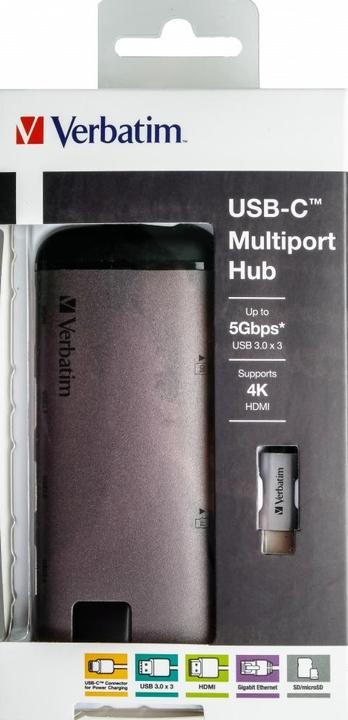 Actual product image Verbatim Multiport (USB-C, 1 Ports)