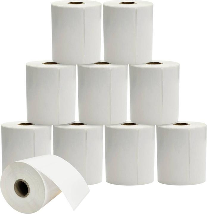 Immagine prodotto Renkforce Rotolo di etichette 100 x 80 mm carta termica diretta bianca 500 pezzi adesivo forte