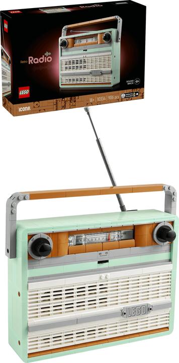 Image du produit LEGO Radio de poche rétro (10334, LEGO Icons, LEGO difficiles à trouver)