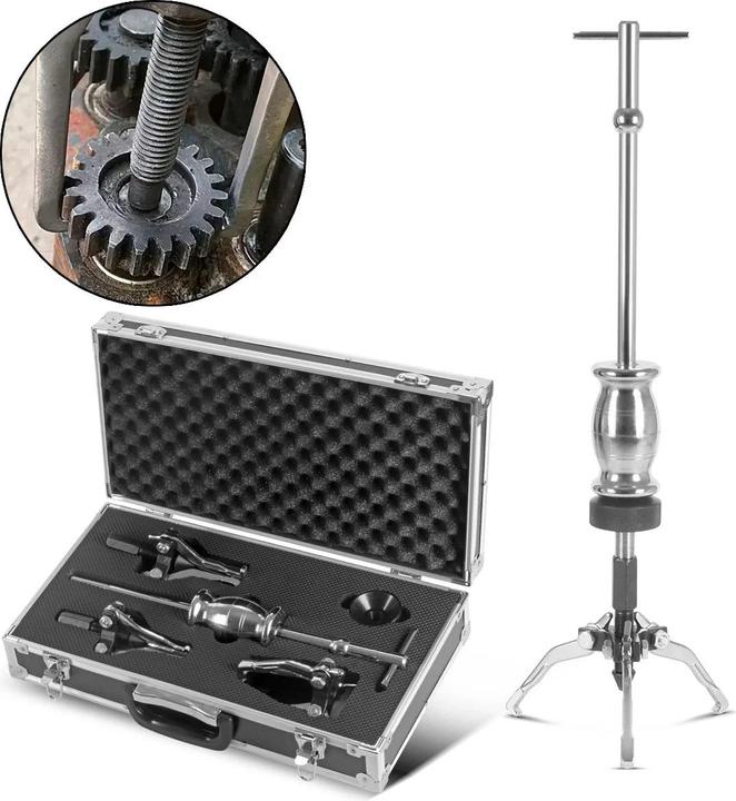 Produktbild Stahlwerk Lagerabzieher 5-teiliges Set mit Gleithammer, professionelle Demontage