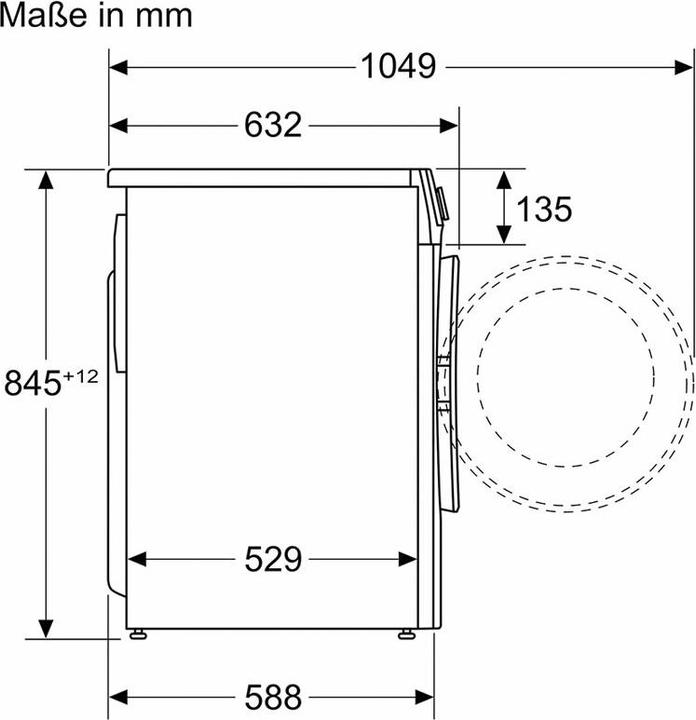 Actual product image Siemens WQ45G2A0CH & WG44G1ZACH (9 kg, Right)