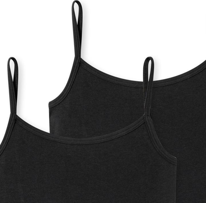Immagine prodotto Schiesser Confezione di 6 ragazze adolescenti 95/5 di cotone organico Spaghetti Tops / Sottogonne (152)