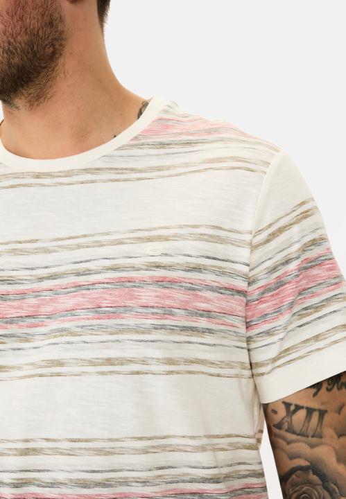 Image du produit Camel Active T-Shirt mit Streifenmuster aus Baumwolle (L)