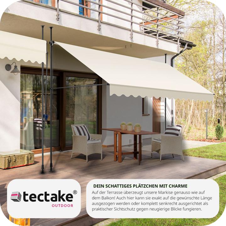 Actual product image tectake Clamping awning (4 m)