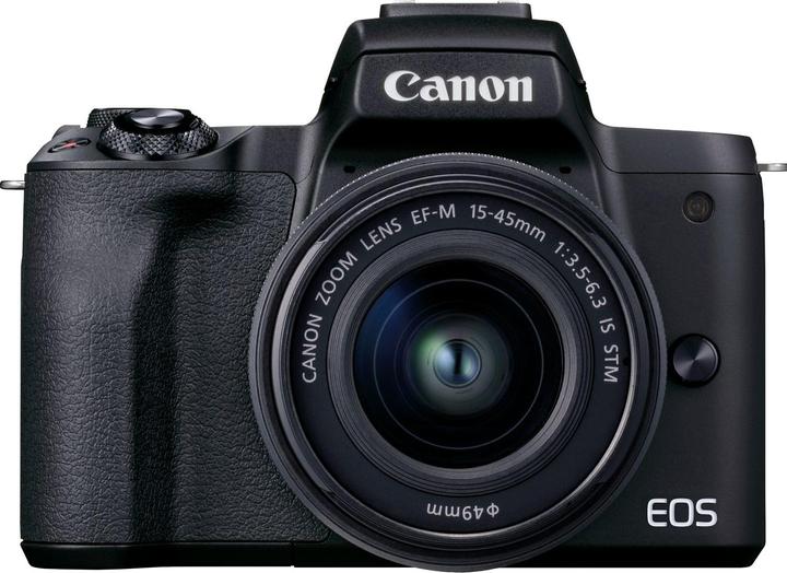 Produktbild Canon EOS M50 Mark II + EF-M 15-45mm f/3.5-6.3 IS STM (15 - 45 mm, 24.10 Mpx, APS-C / DX)