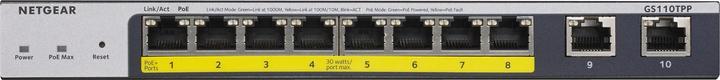 Actual product image Netgear GS110TPP (10 ports)