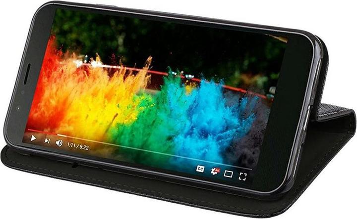 Produktbild König Design Huawei P40 Pro+ Handyhülle Schutztasche 360 Grad Cover Case Wallet Schwarz (OnePlus X, Huawei P40 Pro+)