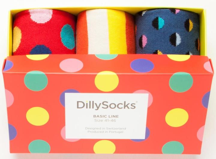 Actual product image DillySocks Basic Line (pack of 3)