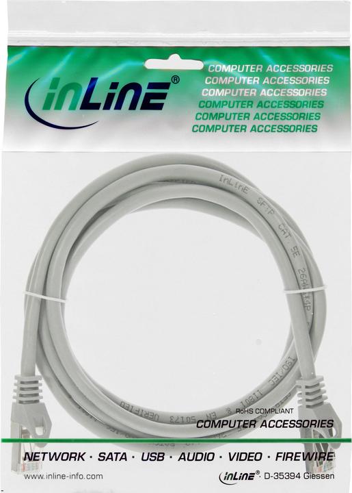 Produktbild InLine Netzwerkkabel (SF/UTP, CAT5e, 2 m)