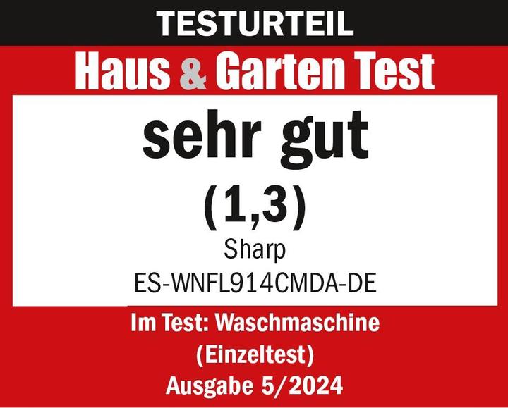 Immagine prodotto Sharp ES-WNFL914CMDA-EN (9 kg, A sinistra)