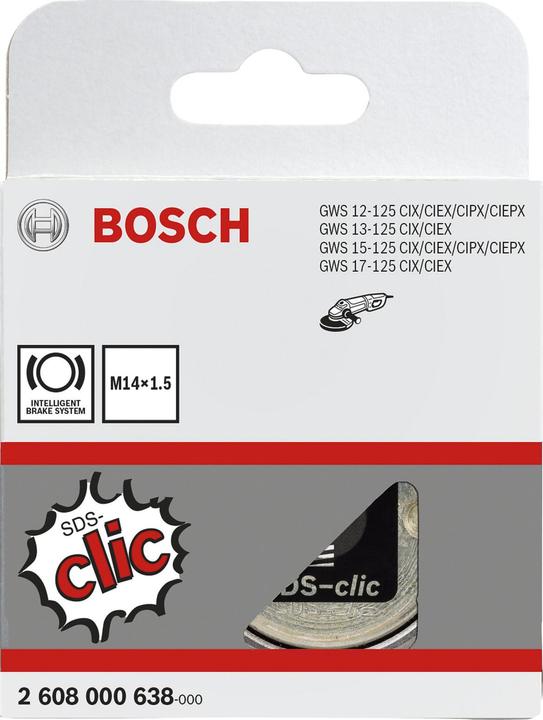 Actual product image Bosch Professional Zubehör Quick-release nut SDS clic, M14 x 1.5 mm