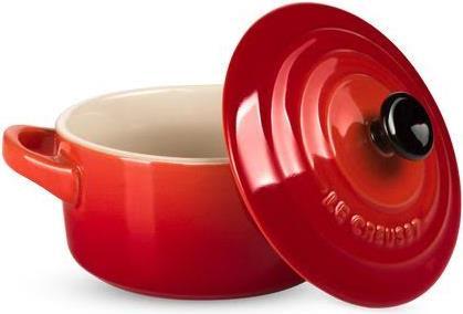 Actual product image Le Creuset Mini-Cocotte 4er Set "Cherry Red