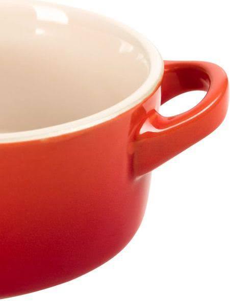 Actual product image Le Creuset Mini-Cocotte 4er Set "Cherry Red