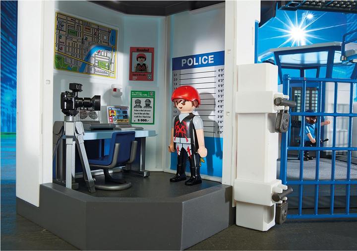 Image du produit Playmobil Centre de commandement de la police int. avec prison (6919, Playmobil City Action)