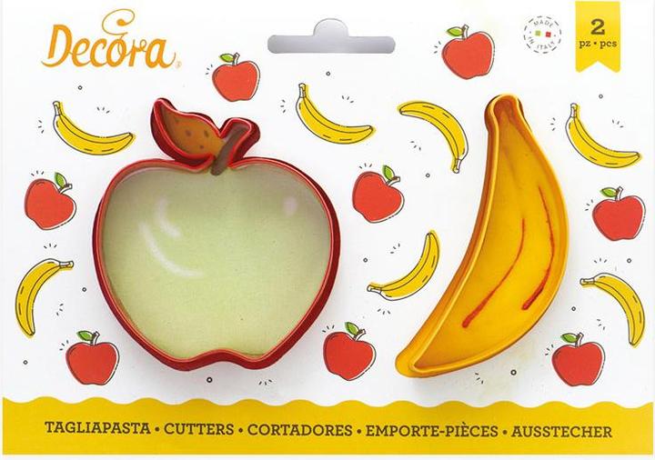 Decora Ausstecher Apfel und Banane