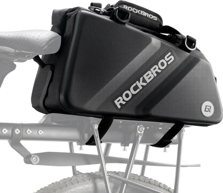 Produktbild Rockbros 30140090001 bicycle bag for trunk 11.6l - black (11.60 l, Gepäckträgertasche)
