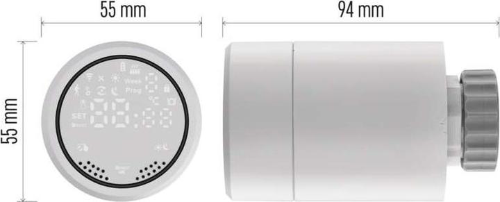 Produktbild Emos GoSmart Digitaler Heizkörperthermostat P5630S ZigBee