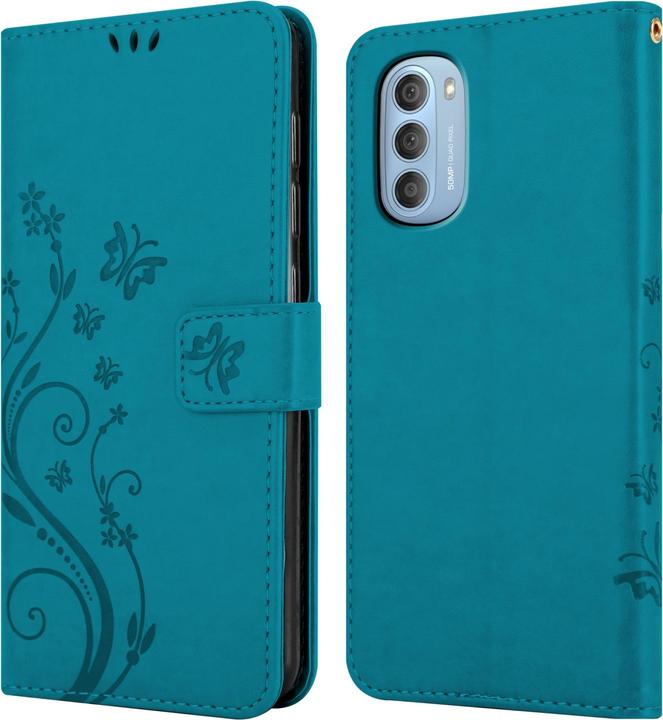 Image du produit Cadorabo Pochette Flower Book (Motorola Moto G51 5G)