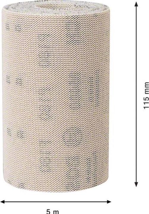 Actual product image Bosch Professional Zubehör EXPERT M480 Abrasive net roll, 115 mm, 5 m, G 180 (180)