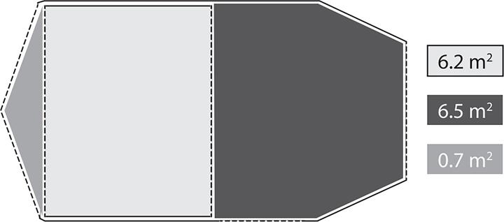 Produktbild Robens Paso Flex 5 (Kuppelzelt, 8.70 kg, 5 Personen)
