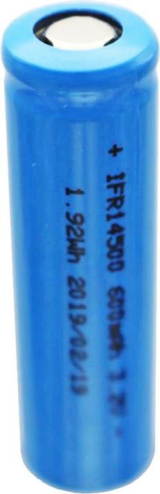 Produktbild Solar Akku IFR 14500 AA, Flat Top ungeschützt (1 Stk., AA, 600 mAh)