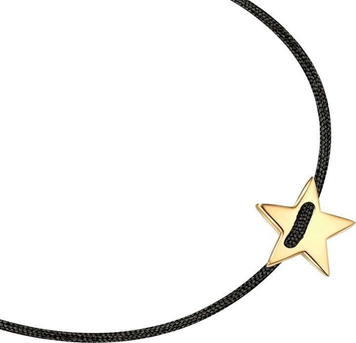 Immagine prodotto Glanzstücke München Bracciale in tessuto con stella - 36436 (22 cm, Argento)