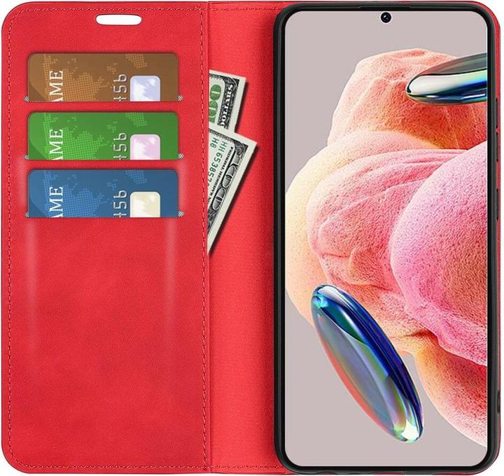 Actual product image Cover-Discount Xiaomi Redmi Note 12 4G - Stand Flip Case Cover red (Xiaomi Redmi Note 12)