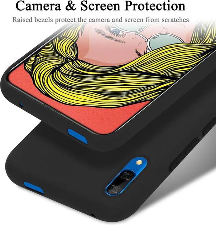 Actual product image Cadorabo TPU Liquid Silicone Case Cover (Huawei Y9 Prime (2019), Huawei Enjoy 10 Plus, Huawei P Smart Z)