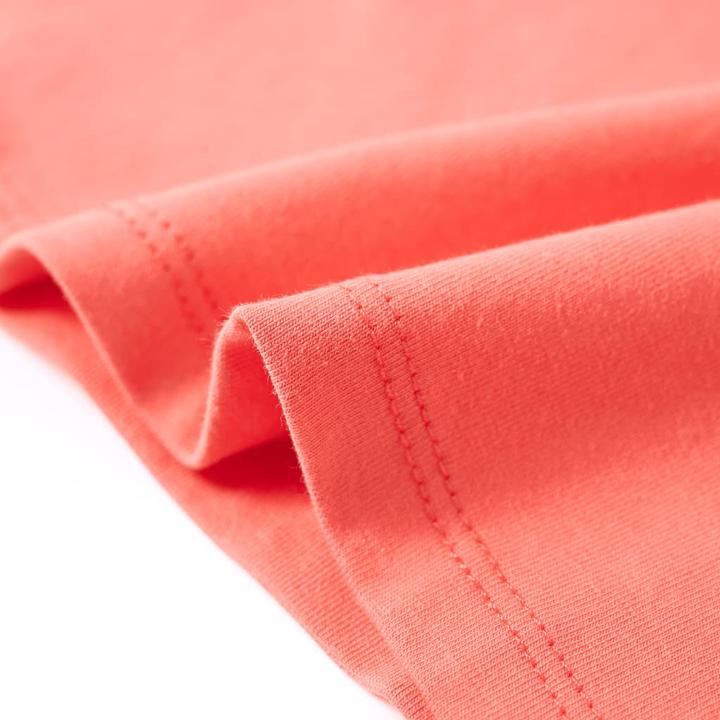 Produktbild VidaXL Kinder-T-Shirt Korallenrosa 116,Material: 95 % Baumwolle. 5 (116)