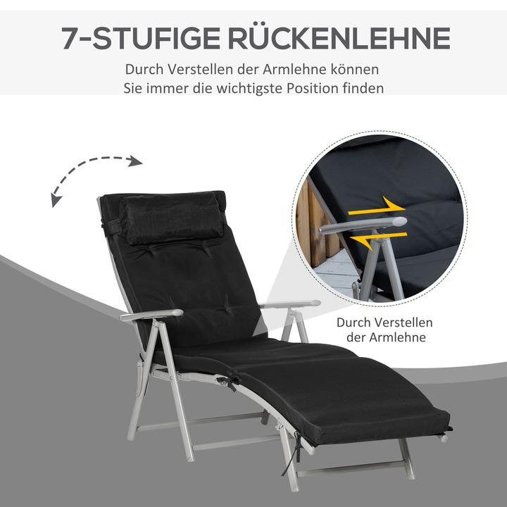 Image du produit Outsunny Bain de soleil (180 cm)