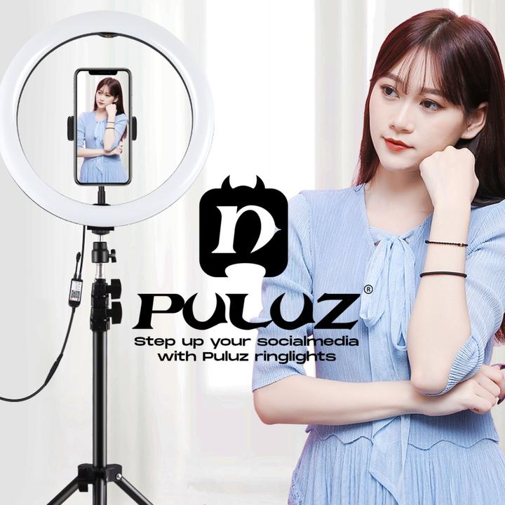 Image du produit Puluz PKT3050EU Lampe vidéo selfie RGB 30cm (éclairage annulaire)