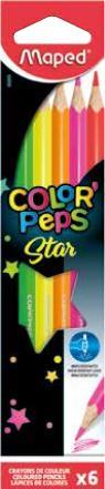 Produktbild Maped Color Peps (Orange, Gelb, Grün, Blau, Pink, Rot, 6 x)