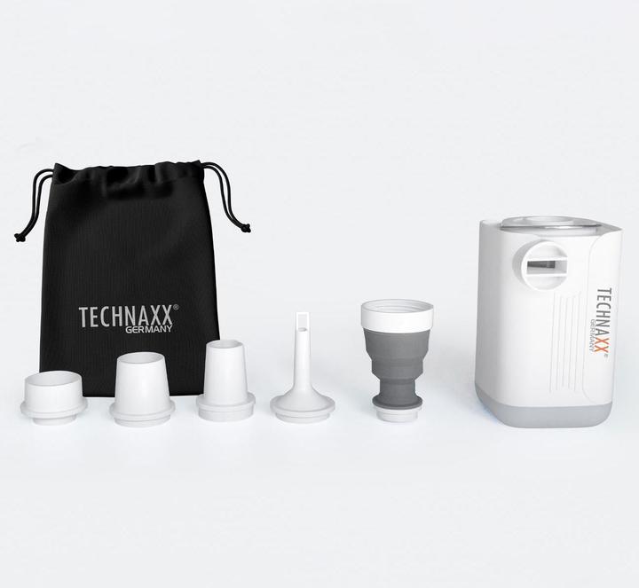 Produktbild Technaxx Mini-Akku-Luftpumpe mit LED-Lampe