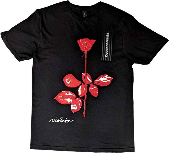 Universal Textiles Depeche Mode T Shirt Violator Band Logo Official Unisex Black M (M)