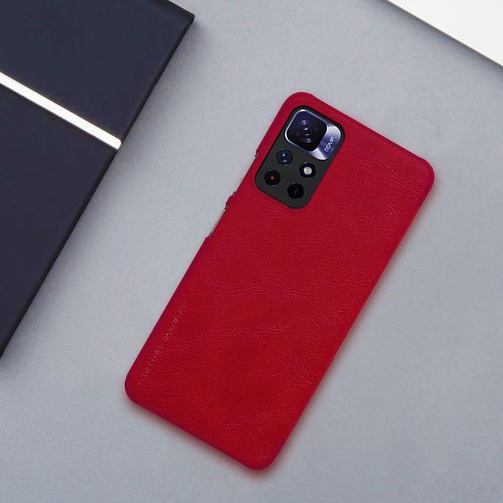 Produktbild Nillkin Qin Case Case für Xiaomi Poco M4 Pro 5G Kamera Protector Holster Pouch Cover Flip Co (Xiaomi Poco M4 Pro 5G)